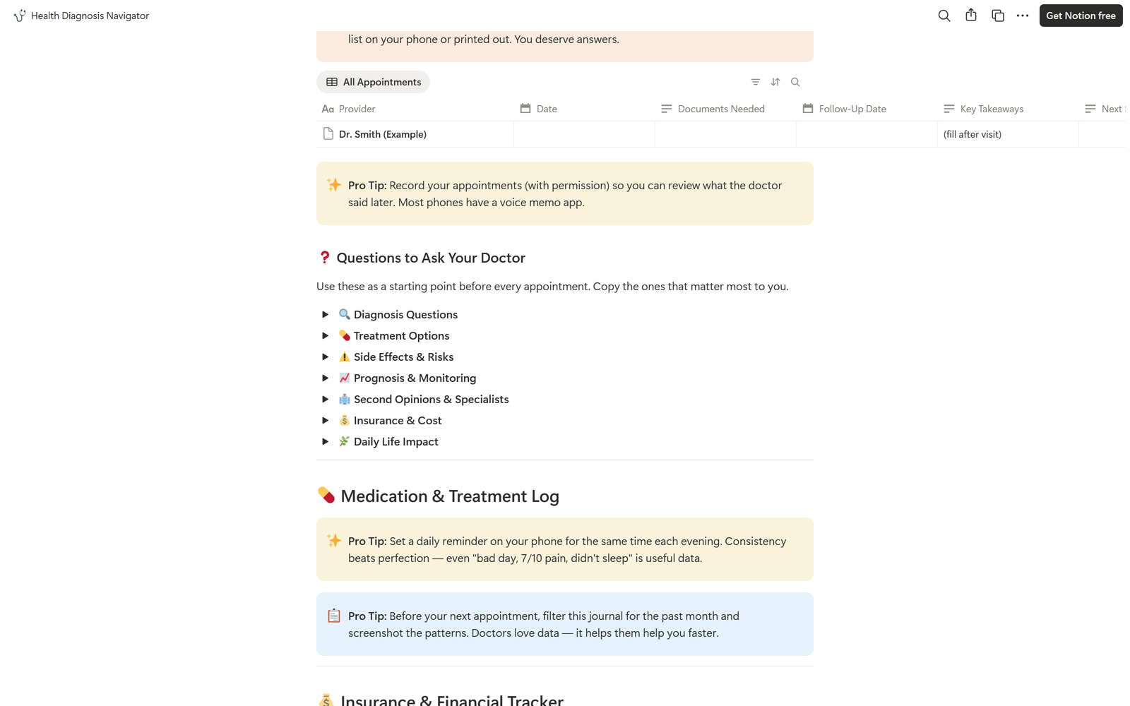 Health Diagnosis Navigator, detail 2